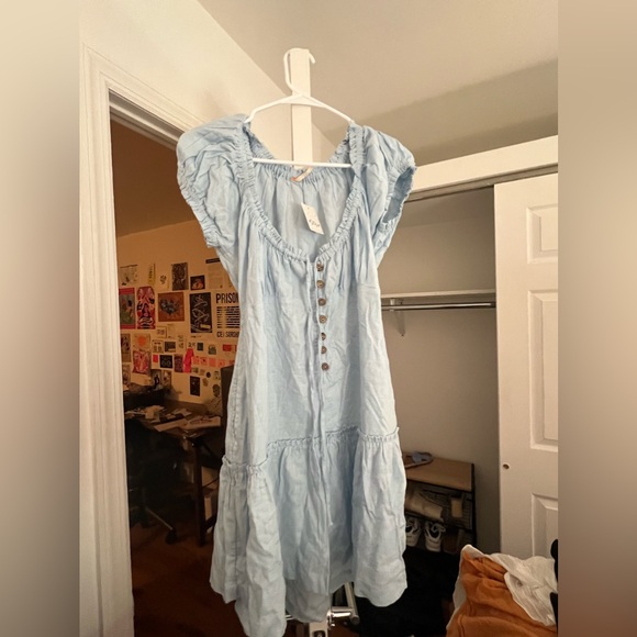 Blue babydoll summer dress! Tags still on - Picture 2 of 4